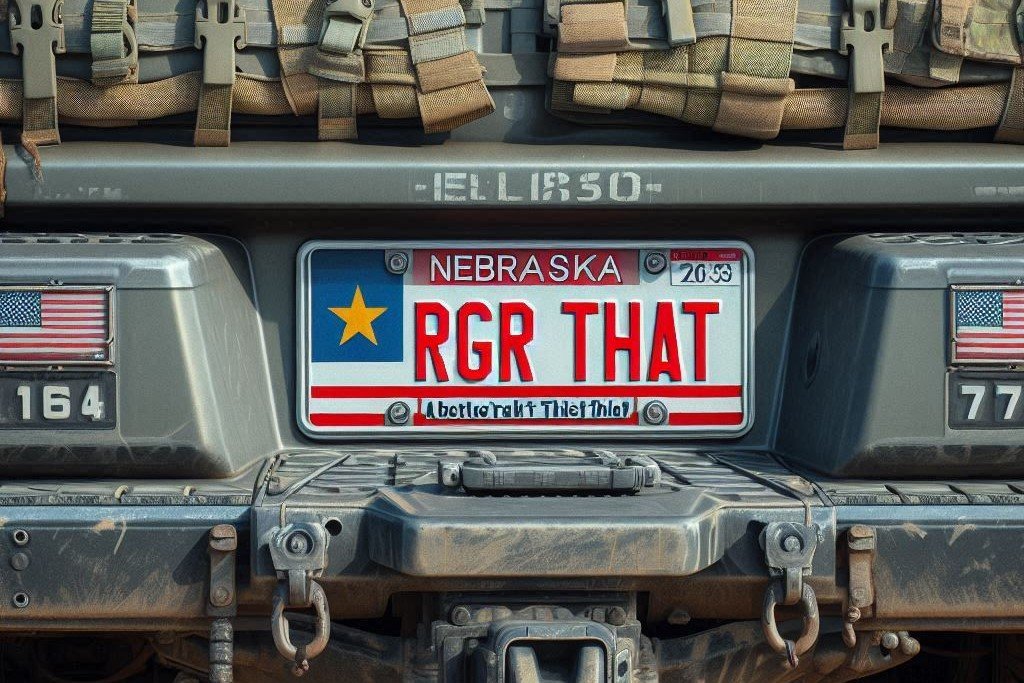 Military License Plate Ideas